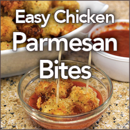 Easy Chicken Parmesan Bites