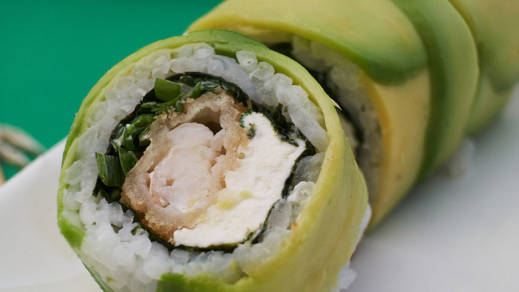 Picture of Fresh Sushi Avocado Salad Roll