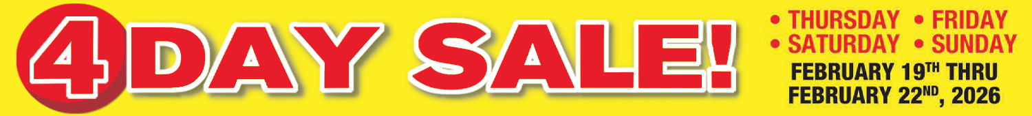 4 Day Sale