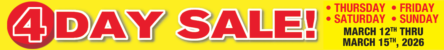 4 Day Sale