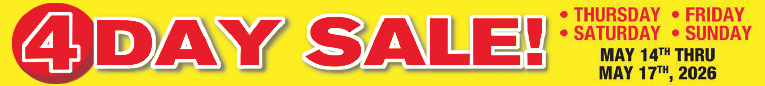 4 Day Sale