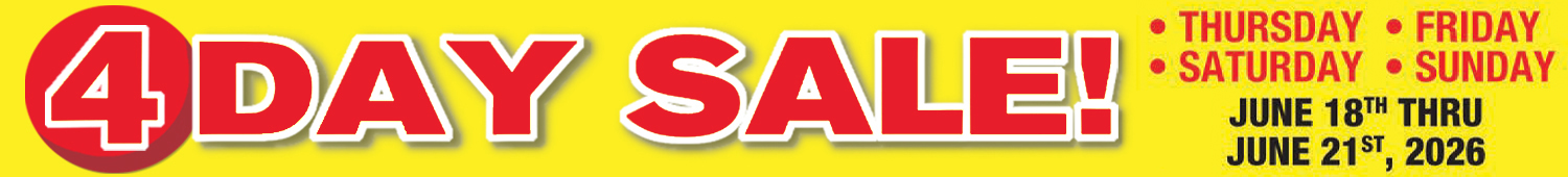 4 Day Sale