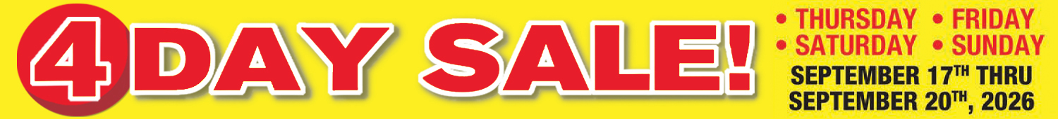 4 Day Sale