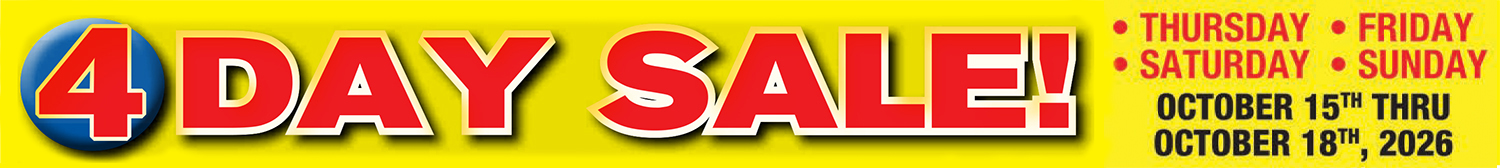 4 Day Sale