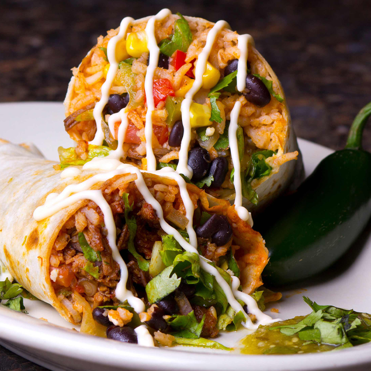 Picture of Bean And Rice Burritos