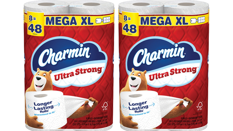 Picture of Bounty Paper Towels or Charmin Bath Tissue