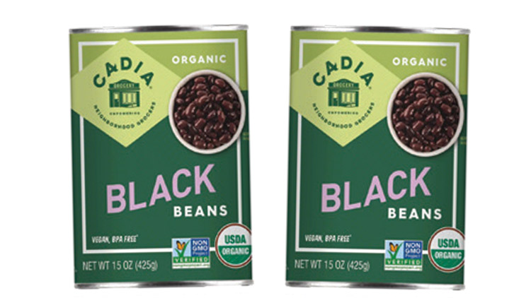 Picture of Cadia Organic Canned Beans
