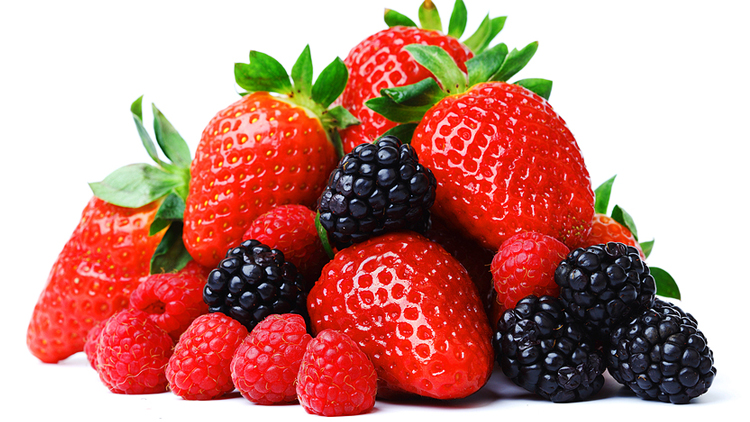 Picture of Strawberries, Red Raspberries or Blackberries