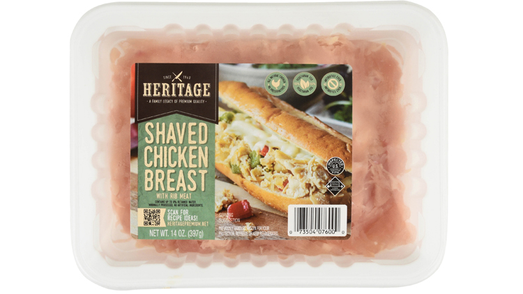 Picture of Heritage Shaved Chicken Breast