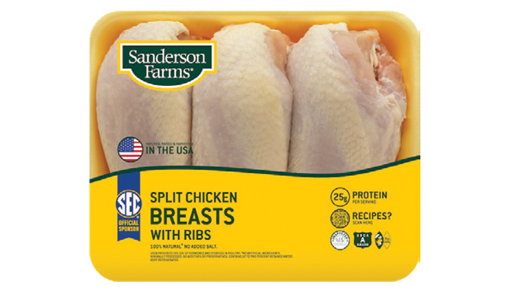 Picture of Sanderson Farms Fresh Split Breasts