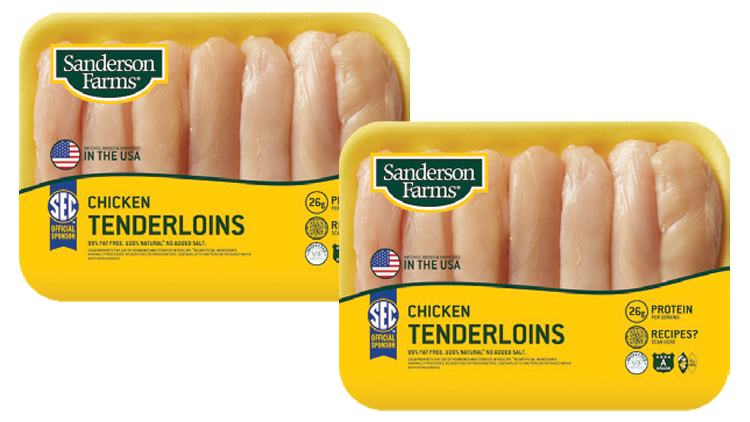 Picture of Sanderson Farms Fresh Boneless Skinless Chicken Tenders
