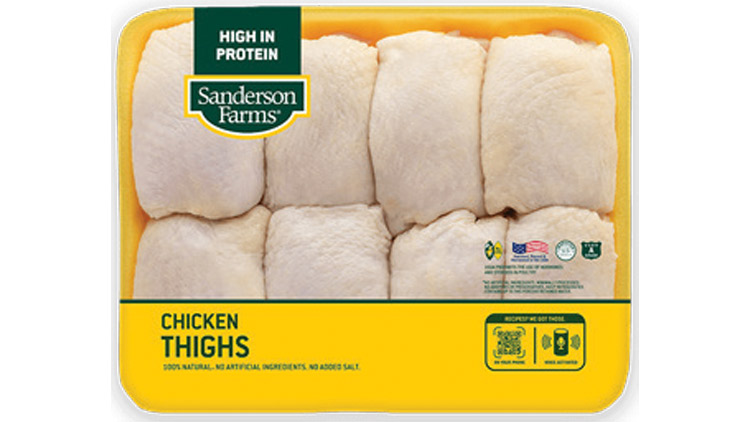 Picture of Sanderson Farms Fresh All Natural Thighs