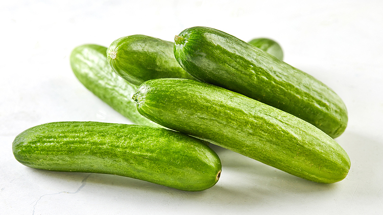 Picture of Fresh Large Green Cucumbers