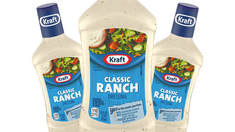 Picture of Kraft Ranch or Italian Dressing