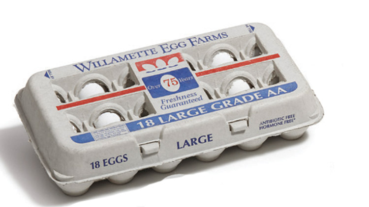 Picture of Oakdell Farms or Willamette Farms Large Eggs