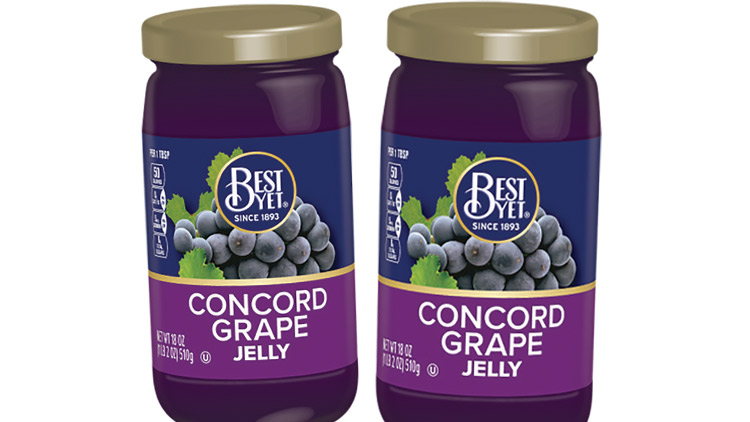 Picture of Best Yet Grape or Strawberry Jam or Jelly