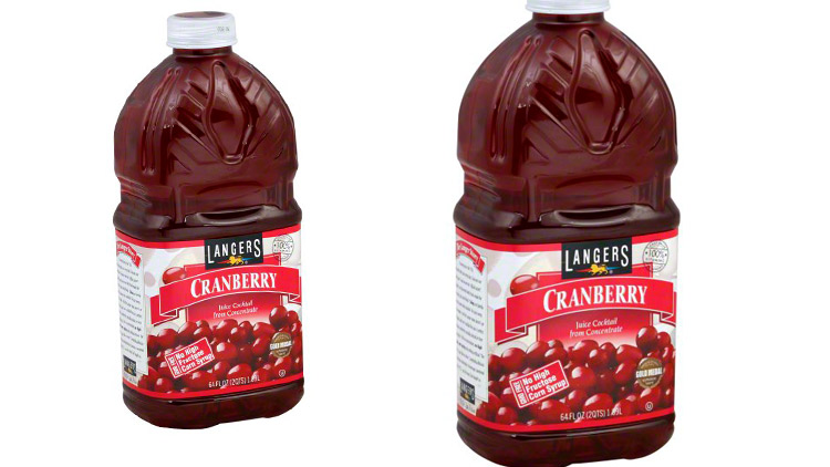 Picture of Langers Apple or Cranberry Juice Cocktails