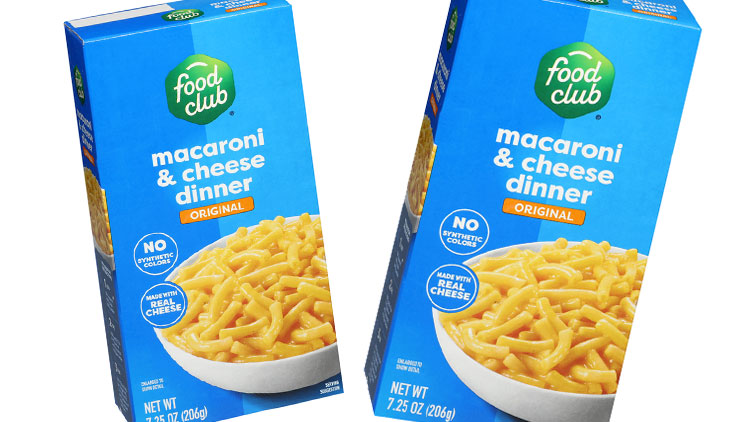 Picture of Food Club Macaroni & Cheese Dinner or Original Tomato Sauce