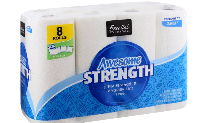 Picture of Essential Everyday Awesome Strength Paper Towels or Soft & Strong Bath Tissue
