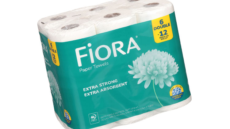 Picture of Fiora Bath Tissue or Fiora Paper Towels