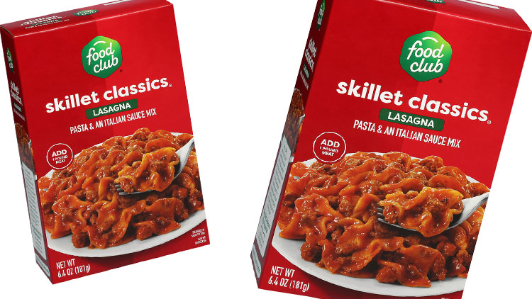 Picture of Food Club Skillet Classics, Skinner Pasta or McCormick Country Gravy Mix