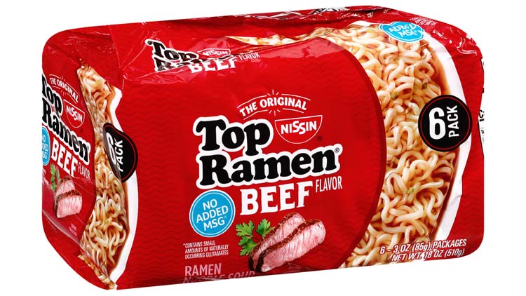 Picture of 6 Pk. Nissin Top Ramen Noodles