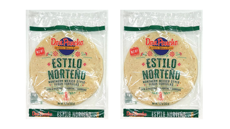 Picture of Don Pancho Estilo Norteno or Whole Wheat Tortillas
