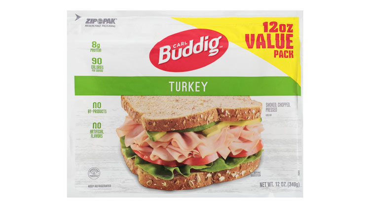 Picture of Buddig Honey Ham or Turkey Lunchmeat