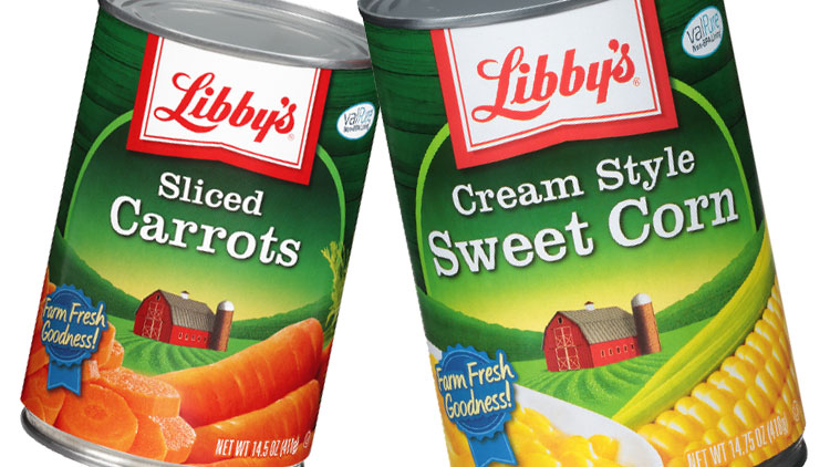Picture of Libby's Canned Vegetables or That's Smart Pizza
