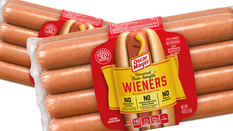 Picture of Oscar Mayer Hot Dogs or Smokies