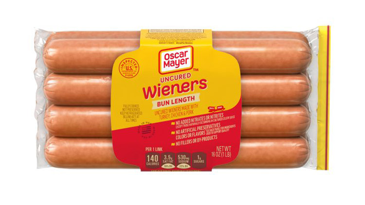 Picture of Oscar Mayer Hot Dogs or Smokies