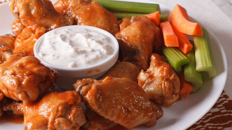 Picture of Fully Cooked Buffalo Style Chicken Hot Wings